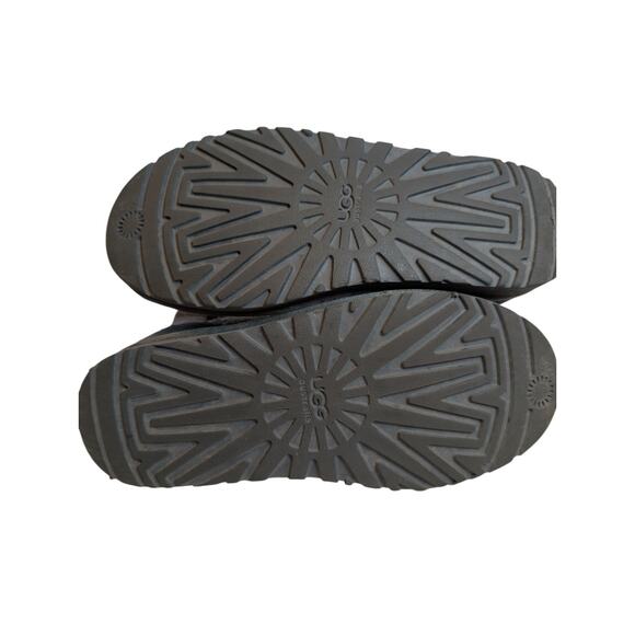 UGG Australia Boots Cardy Classic Knit Tall Gray Cozy Sweater Sz 7 Boho Peasant - Picture 7 of 9